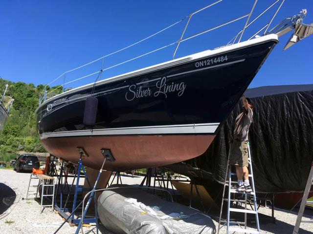 Boat lettering - Thesignco