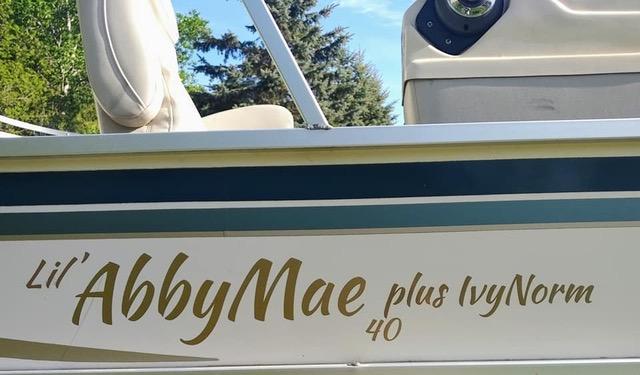 Boat lettering - Thesignco
